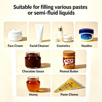 Machine de remplissage automatique de liquides pour bouteilles de shampoing, crème cosmétique, confiture, jus, sauce, miel et pâte