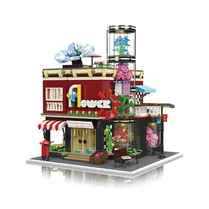 New Arrival Mould King 16056 Street View Flower Shop DIY Model Building Block Sets Toys Gifts For Children