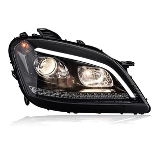 ชุดไฟหน้าสำหรับ W164 ปี 2005-2008 Ml350/500 แบบดัดแปลง ไฟ LED Daytime Running Light พร้อมไฟเลี้ยวแบบไหล สำหรับ W - Product Image 5