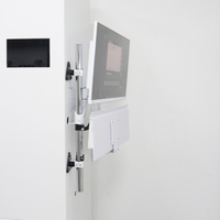 Prix Abordable Nouveau Support Mural Pliable en Aluminium Industriel de 8 kg pour Clavier et Écran LCD 90 Degrés 32 Pouces
