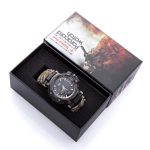 Tùy chỉnh thể thao ngoài trời đa chức năng đèn LED, nhiệt kế, còi, cạp, chiến thuật sinh tồn Poker xem bán buôn - Product Image 6