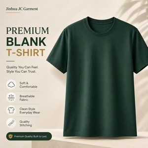 Camiseta de Algodón Suave Premium al por Mayor, Transpirable, Duradera, Lisa, de Manga Corta para Jóvenes, para Impresión de Logotipo Personalizado - Product Image 1