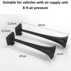 Hoge Kwaliteit Twee Trompet Luchthoorn Voor Volvo Scania <span class=keywords><strong>Daf</strong></span> Truck Trailer Boot Onderdelen - Product Image 5