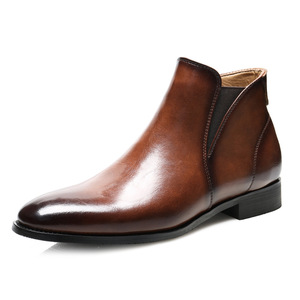 Botas <span class=keywords><strong>Chelsea</strong></span> 2025, Nuevas, Casuales, para Hombre, Botas Cortas, Talla Grande, Botas de Cuero, Venta al Por Mayor - Product Image 5