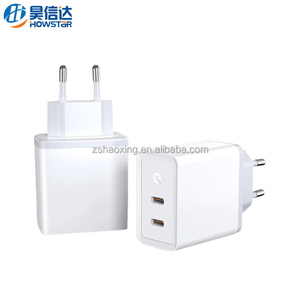 Phổ PD 45W USB Loại C màu đen và trắng Power Adapter EU chúng tôi cắm nhanh sạc Cube Khối USB điện thoại di động sạc - Product Image 3
