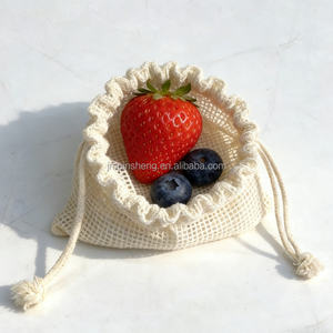 Bolsa <span class=keywords><strong>de</strong></span> Malla <span class=keywords><strong>de</strong></span> Algodón Reutilizable, Estilo Bohemio Vintage, Ecológica, Multifuncional para Comestibles <span class=keywords><strong>y</strong></span> Productos, con Tamaño <span class=keywords><strong>y</strong></span> Logotipo Personalizables - Product Image 6