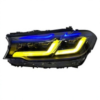 Pour l'assemblage des phares de la Série 5 G38 12V 18-20 BMW G30 Version M5 modifiée Thunder Double phare LED à sourcils bleus