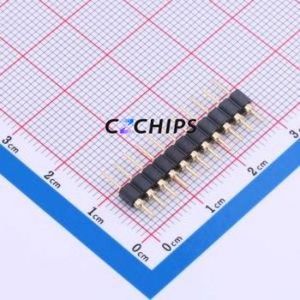 PZ254-1-11-Z-C Pin Header Through hole Component (THT),P=2.54mm Connector 1x11P 2.54mm Round Pin Through Hole - Product Image 1