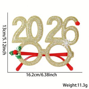 Wholesale Plastic New Year Christmas Party Headband with <b>Sequin</b> Hair Hoop and Glasses 2026 Portable Gift - Product Image 2