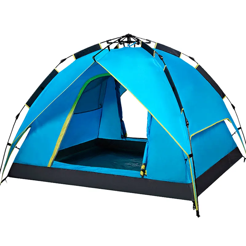 Tenda da campeggio plancher moins cher toit camping famille solaire imperméable à l'eau tente