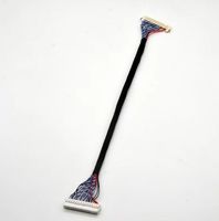 Wavelink 30-Pin 10064 32AWG LVDS-Kabel für Videodisplay-Bildschirm PVC-Kabelbaum für Motorrad Automobil Elektronik
