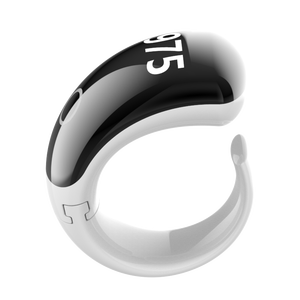 Müslümanlar için 2025 NFC akıllı yüzük Zikr yüzük pusula ve çalar saat gümüş IOS & Android ile erkekler ve kadınlar için uyumlu - Product Image 1