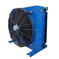 Ventilateur de radiateur industriel en aluminium 220V/380V 500L/min pour refroidissement d'huile hydraulique avec pompe et moteur personnalisables certifiés CE