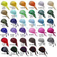 Chapeau de casque multicolore pour évacuer la sueur et refroidir la rosée Chapeau large de moto Bandana pour hommes femmes