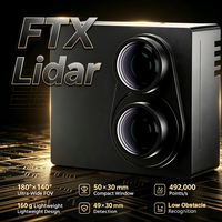 LiDAR Hesai FTX Resolusi 256x192 untuk Deteksi dan Penghindaran Rintangan yang Presisi