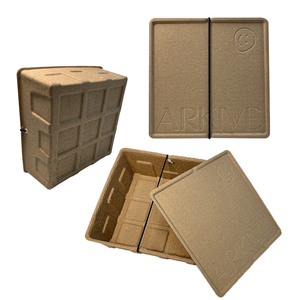 Business Cards Pen Pencil Tools Eco Friendly Storage Moulded Storage Recycled Packaging Paper Pulp Box