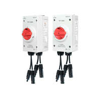 Interrupteur-sectionneur DC Beny 32A 1200V IP66 2/4 pôles avec connecteurs et câbles Staubli sur le dessous