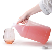 Bouteille en plastique blanche de 1 gallon, bidon en HDPE, conteneur