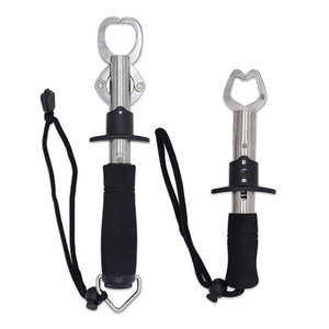 Pinces de pêche en acier inoxydable grande taille avec échelle, outil de manipulation de poisson - Product Image 3