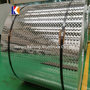Plaque de bande de roulement en <span class=keywords><strong>aluminium</strong></span> d'usine 5 barres diamant feuille à carreaux en alliage d'<span class=keywords><strong>aluminium</strong></span> anti-dérapant pour camion/remorque/boîte à outils/stock de plancher - Product Image 5