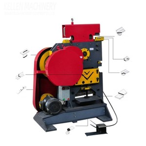 CNC Small Pneumatic Press 2 TONS C Frame <b>Table</b> Operated Manual <b>Mini</b> Punching and Cutting Machine - Product Image 2