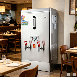 Chauffe-eau électrique mural en acier inoxydable 30L 3KW 220V, machine à eau bouillante commerciale à robinet unique - Product Image 4