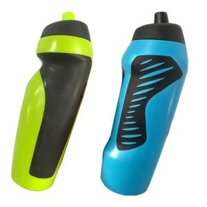 Bouteille d'eau de sport en plastique écologique sans BPA de 600 ml avec logo personnalisé, anti-fuite, pour le cyclisme en plein air et le cross-country - Product Image 1