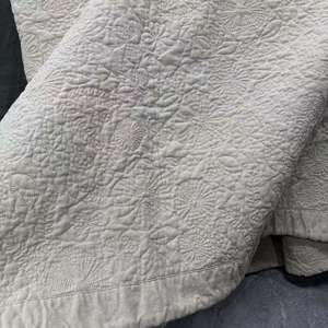 <span class=keywords><strong>Cubrecama</strong></span> Acolchado Bordado de Cáñamo, Color Natural, 200*230cm, con Mantas Lisas para Todas las Estaciones - Product Image 4