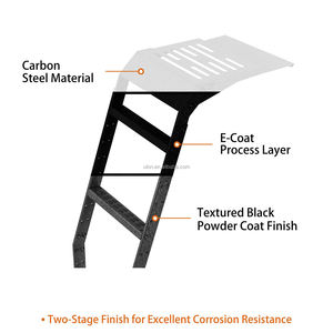 Échelle <span class=keywords><strong>de</strong></span> hayon arrière, marchepied d'accès au <span class=keywords><strong>toit</strong></span> pour Toyota 4Runner 5ème génération 2010-2024 - Capacité <span class=keywords><strong>de</strong></span> charge <span class=keywords><strong>de</strong></span> l'échelle 260 lb, avec patins antidérapants - Product Image 4