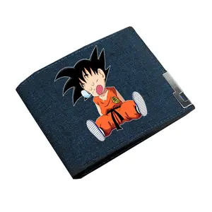 39 Stile Japanischer Anime Kuririn Piccolo Son Goku DBZ Geldbörsen Geldbörse Dragonball Leinwand Geldbörse Für Anime Fans