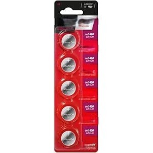 Batteria a bottone al litio CR-1620, 3V, 160mAh, ideale per orologi, calcolatrici e dispositivi elettronici compatti. - Product Image 1