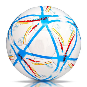 Pallone da Calcio Outdoor Misura 5 in Pelle Lucida PVC, Cucito a Macchina, Pallone Dorato con Spessore 2.7mm, Prezzo di Fabbrica Più Conveniente - Product Image 3
