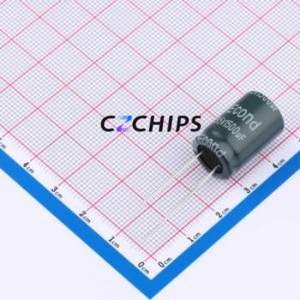 Condensateur électrolytique en aluminium à montage traversant 1500uF35V13x20GF, D13xL20mm 1500uF 20% 35V 1.85A-100kHz - Product Image 1