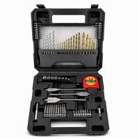 Ensemble de 71 embouts de perçage et de vissage, kit d'outils électriques multifonctionnel pour le perçage du bois, du métal et de la maçonnerie avec étui de rangement