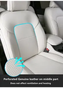 Fundas de Asiento Personalizadas para Toyota <span class=keywords><strong>Sienna</strong></span> 2007-2021 <span class=keywords><strong>2022</strong></span> 2023 2024, Accesorios para Automóviles, 3 Filas con 7 Asientos, Cuero de Lujo - Product Image 3