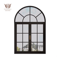 Ventana Abatible Moderna de Marco Estrecho Negro con Mosquitera para Dormitorio, Insonorizada y con Rotura de Puente Térmico