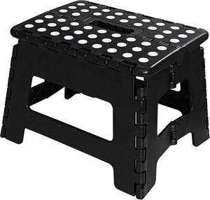 Colored Plastic Minimalist Foldable <b>Stool</b> for Kids-Sturdy Design School & Apartment Use - Product Image 2