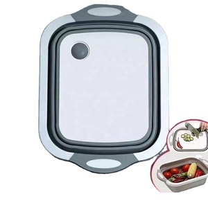 Mayorista: Lavabo plegable doméstico con drenaje, cesta de corte plegable, fregadero con drenaje y tabla de cortar - Product Image 5