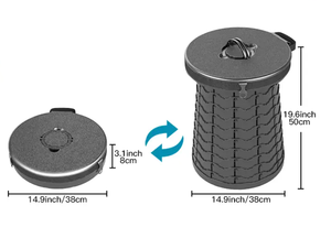 กระโถนพลาสติกแบบพกพา<span class=keywords><strong>พับ</strong></span><span class=keywords><strong>ได้</strong></span>สำหรับตั้งแคมป์ - Product Image 2