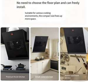 Mini-hotte murale LED 600 mm en acier inoxydable avec combinaison <span class=keywords><strong>pour</strong></span> hotte aspirante, usage hôtelier et domestique, aspiration latérale type T - Product Image 5