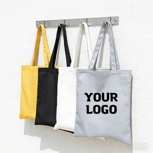 Bolsa de Compras Reutilizable de Tela de Algodón Orgánico Personalizada con Logotipo Impreso - Product Image 1