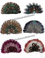 Plumes colorées teintées DIY pour chapeaux de femme, accessoires de coiffure, pinces à cheveux, bandeaux, fascinateurs, fleurs et décorations de mariage