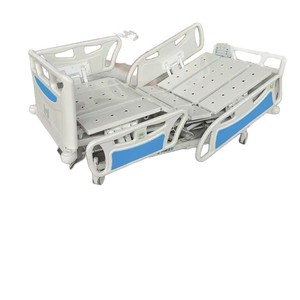 Lit d'hôpital électrique Kerry Abs avec panneau de commande et roulettes pour usage médical - Product Image 1