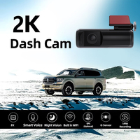 Cámara para Auto 2K Full HD IPS, Pantalla Táctil con Ángulo de Visión de 140°, Visión Nocturna Superior, WiFi, Monitor de Estacionamiento 24H, Grabación en Bucle