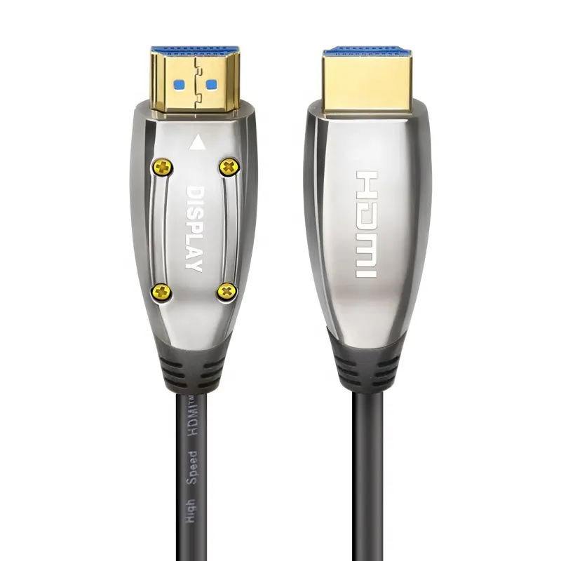 Suitable For Home Cinema With Multimedia Projector 20m 30m 50m 4k 18g Gold Plated Connector Fiber Hdmi Cable