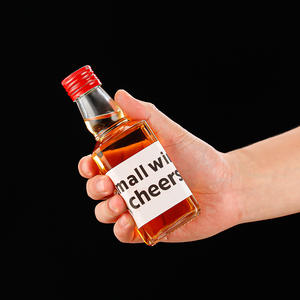 Bouteilles en verre carrées vides personnalisées pour gin, vodka, <span class=keywords><strong>whisky</strong></span>, tequila, liqueur, vin – 50 ml, 200 ml, 375 ml, 500 ml - Product Image 4