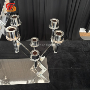SMOOTH Hot Sale 16arms Gold Candelabra Wedding Aisle <b>Candles</b> Stand Candelabra Wedding Table Centerpieces <b>Candle</b> holder - Product Image 6