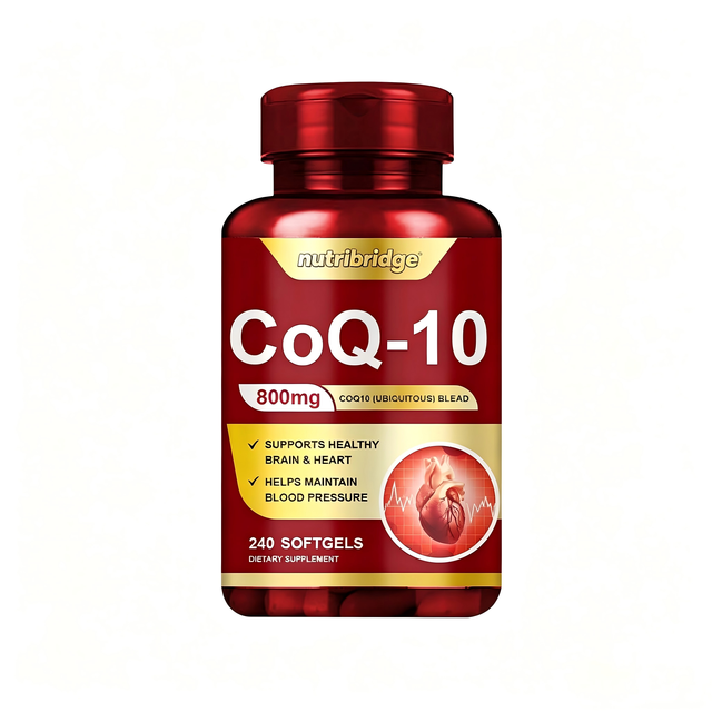 Private Label High Potency Ubiquinol CoQ10 Omega 3 Softgels OEM Manufacturer Dietary Supplement for Adults