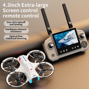 Drone Brushless AE21 Max 4,3'' avec Écran, Évitement d'Obstacles, Vol Stationnaire par Flux Optique, 90° sur 4 Côtés °   Quadricoptère RC à double caméra ESC - Product Image 2