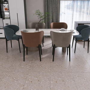 Chất lượng tốt phòng khách phòng tắm Matte terrazzo sàn không trượt khắc tráng men mộc mạc sứ nội thất gạch 600x1200 gạch - Product Image 3